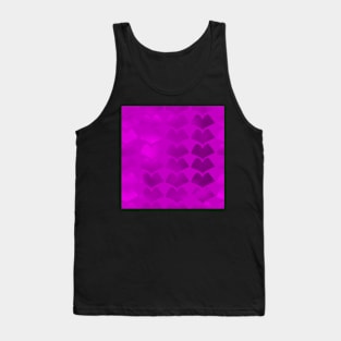 Jewel Ginkgo Single Hue Array Magenta 5748 Tank Top